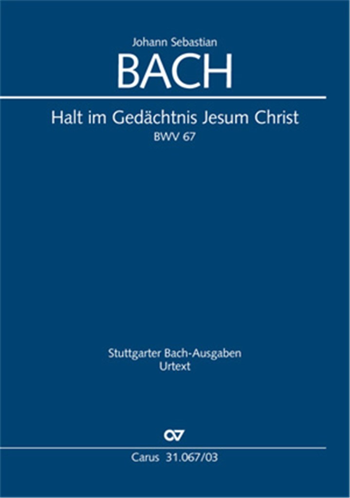 Halt im Gedächtnis Jesum Christ
